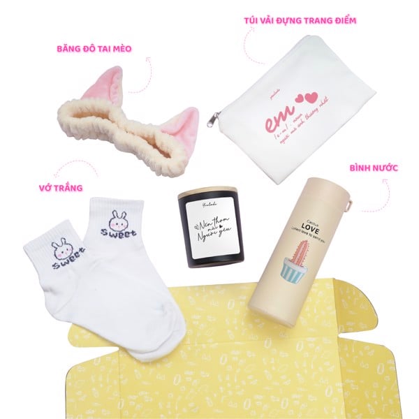  Set quà Chăm Em Từng Chút - Yêu Là Đủ Shop 